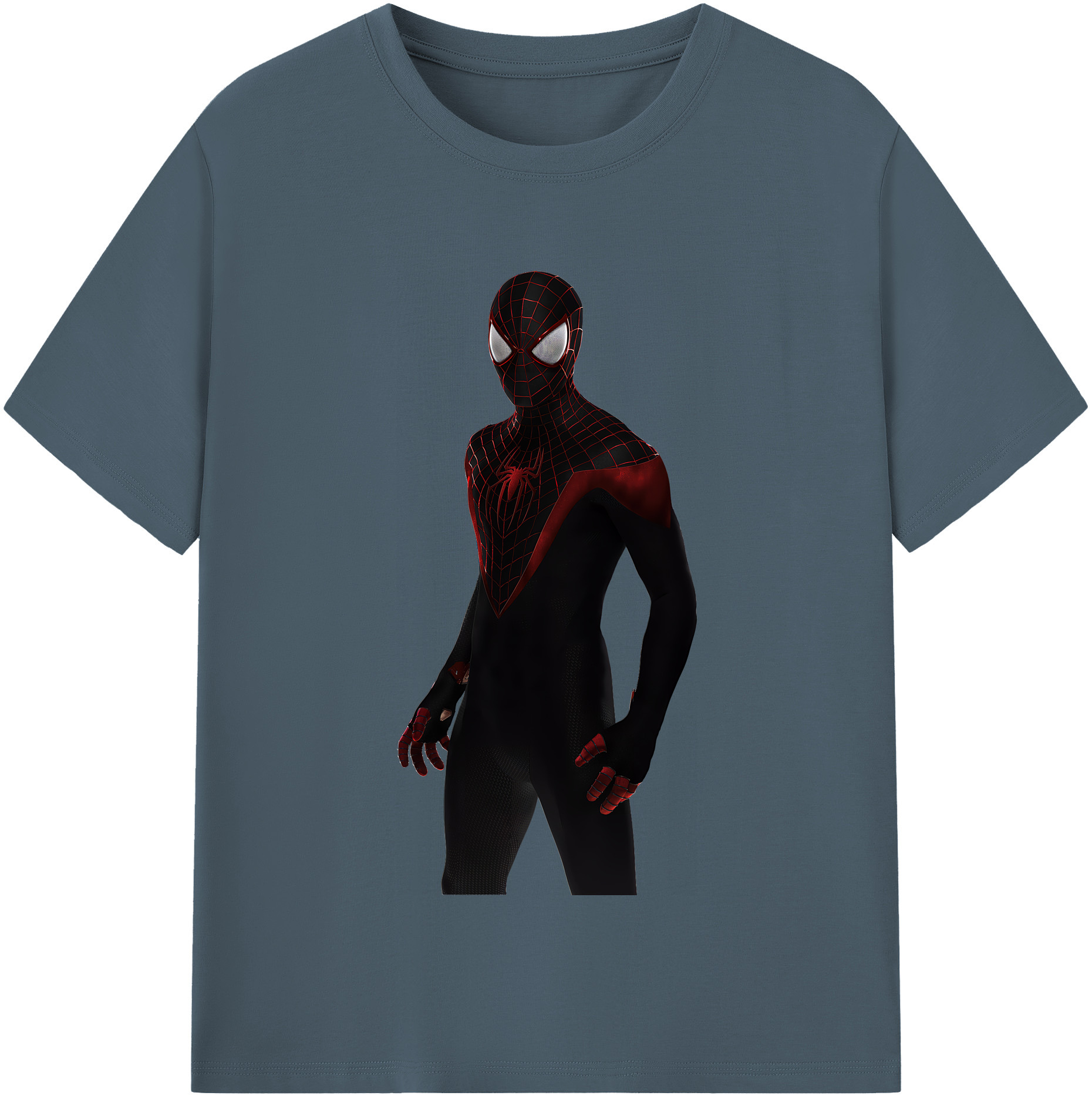 （画像用） Spider Man スパイダーマン 綿100％半袖Tシャツ（フロントプリント）